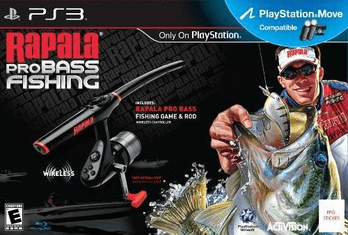 Rapala Pro Bass Fishing 2010 (Fishing Rod Bundle) box art for Playstation 3